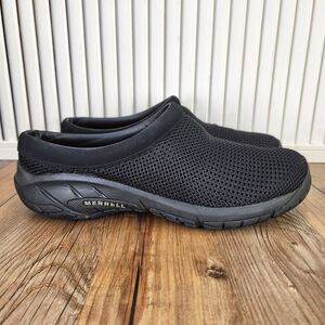 Merrell Encore Breeze 3 Womens Sz 11 Black Slip On Mesh Clog Mule Shoes J598434